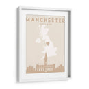 Manchester - Mapas del corazón de la ciudad 45 - Emiliano Deificus | Cuadro decorativo de Canvas Lab