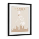Manila - Mapas del corazón de la ciudad 46 - Emiliano Deificus | Cuadro decorativo de Canvas Lab
