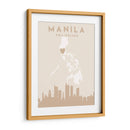 Manila - Mapas del corazón de la ciudad 46 - Emiliano Deificus | Cuadro decorativo de Canvas Lab