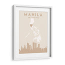 Manila - Mapas del corazón de la ciudad 46 - Emiliano Deificus | Cuadro decorativo de Canvas Lab