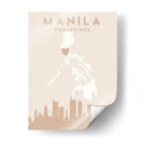 Manila - Mapas del corazón de la ciudad 46 - Emiliano Deificus | Cuadro decorativo de Canvas Lab