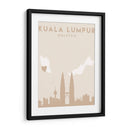 Kuala Lumpur - Mapas del corazón de la ciudad 37 - Emiliano Deificus | Cuadro decorativo de Canvas Lab