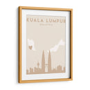 Kuala Lumpur - Mapas del corazón de la ciudad 37 - Emiliano Deificus | Cuadro decorativo de Canvas Lab