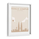 Kuala Lumpur - Mapas del corazón de la ciudad 37 - Emiliano Deificus | Cuadro decorativo de Canvas Lab
