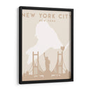 New York City - Mapas del corazón de la ciudad 61 - Emiliano Deificus | Cuadro decorativo de Canvas Lab