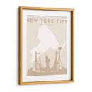 New York City - Mapas del corazón de la ciudad 61 - Emiliano Deificus | Cuadro decorativo de Canvas Lab