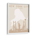 New York City - Mapas del corazón de la ciudad 61 - Emiliano Deificus | Cuadro decorativo de Canvas Lab