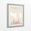 Panama City - Mapas del corazón de la ciudad 63 - Emiliano Deificus | Cuadro decorativo de Canvas Lab