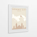 Panama City - Mapas del corazón de la ciudad 63 - Emiliano Deificus | Cuadro decorativo de Canvas Lab