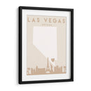 Las Vegas - Mapas del corazón de la ciudad 38 - Emiliano Deificus | Cuadro decorativo de Canvas Lab