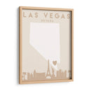 Las Vegas - Mapas del corazón de la ciudad 38 - Emiliano Deificus | Cuadro decorativo de Canvas Lab