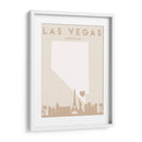 Las Vegas - Mapas del corazón de la ciudad 38 - Emiliano Deificus | Cuadro decorativo de Canvas Lab
