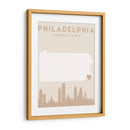 Philadelphia - Mapas del corazón de la ciudad 65 - Emiliano Deificus | Cuadro decorativo de Canvas Lab