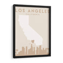 Los Angeles - Mapas del corazón de la ciudad 42 - Emiliano Deificus | Cuadro decorativo de Canvas Lab