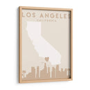 Los Angeles - Mapas del corazón de la ciudad 42 - Emiliano Deificus | Cuadro decorativo de Canvas Lab