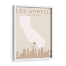 Los Angeles - Mapas del corazón de la ciudad 42 - Emiliano Deificus | Cuadro decorativo de Canvas Lab