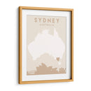 Sydney - Mapas del corazón de la ciudad 84 - Emiliano Deificus | Cuadro decorativo de Canvas Lab