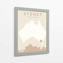Sydney - Mapas del corazón de la ciudad 84 - Emiliano Deificus | Cuadro decorativo de Canvas Lab