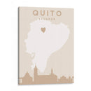 Quito - Mapas del corazón de la ciudad 70 - Emiliano Deificus | Cuadro decorativo de Canvas Lab