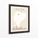Quito - Mapas del corazón de la ciudad 70 - Emiliano Deificus | Cuadro decorativo de Canvas Lab