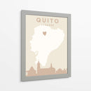 Quito - Mapas del corazón de la ciudad 70 - Emiliano Deificus | Cuadro decorativo de Canvas Lab