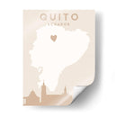 Quito - Mapas del corazón de la ciudad 70 - Emiliano Deificus | Cuadro decorativo de Canvas Lab