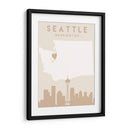 Seattle - Mapas del corazón de la ciudad 78 - Emiliano Deificus | Cuadro decorativo de Canvas Lab