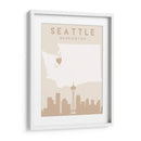 Seattle - Mapas del corazón de la ciudad 78 - Emiliano Deificus | Cuadro decorativo de Canvas Lab