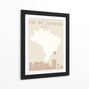 Rio de Janeiro - Mapas del corazón de la ciudad 71 - Emiliano Deificus | Cuadro decorativo de Canvas Lab