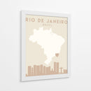 Rio de Janeiro - Mapas del corazón de la ciudad 71 - Emiliano Deificus | Cuadro decorativo de Canvas Lab