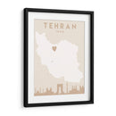 Tehran - Mapas del corazón de la ciudad 86 - Emiliano Deificus | Cuadro decorativo de Canvas Lab