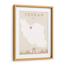 Tehran - Mapas del corazón de la ciudad 86 - Emiliano Deificus | Cuadro decorativo de Canvas Lab