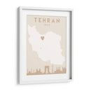 Tehran - Mapas del corazón de la ciudad 86 - Emiliano Deificus | Cuadro decorativo de Canvas Lab
