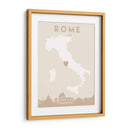 Roma - Mapas del corazón de la ciudad 72 - Emiliano Deificus | Cuadro decorativo de Canvas Lab