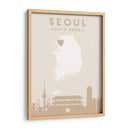 Seúl - Mapas del corazón de la ciudad 79 - Emiliano Deificus | Cuadro decorativo de Canvas Lab