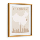 Shanghai - Mapas del corazón de la ciudad 80 - Emiliano Deificus | Cuadro decorativo de Canvas Lab
