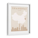 Shanghai - Mapas del corazón de la ciudad 80 - Emiliano Deificus | Cuadro decorativo de Canvas Lab