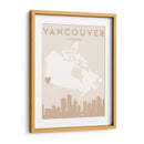 Vancouver - Mapas del corazón de la ciudad 90 - Emiliano Deificus | Cuadro decorativo de Canvas Lab
