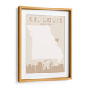 St. Louis - Mapas del corazón de la ciudad 82 - Emiliano Deificus | Cuadro decorativo de Canvas Lab