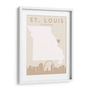 St. Louis - Mapas del corazón de la ciudad 82 - Emiliano Deificus | Cuadro decorativo de Canvas Lab