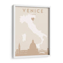 Venecia - Mapas del corazón de la ciudad 91 - Emiliano Deificus | Cuadro decorativo de Canvas Lab