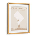 Washington DC - Mapas del corazón de la ciudad 93 - Emiliano Deificus | Cuadro decorativo de Canvas Lab