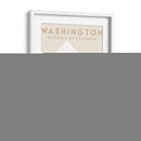 Washington DC - Mapas del corazón de la ciudad 93 - Emiliano Deificus | Cuadro decorativo de Canvas Lab