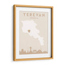 Yerevan - Mapas del corazón de la ciudad 94 - Emiliano Deificus | Cuadro decorativo de Canvas Lab
