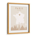 Paris - Mapas del corazón de la ciudad 64 - Emiliano Deificus | Cuadro decorativo de Canvas Lab