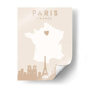 Paris - Mapas del corazón de la ciudad 64 - Emiliano Deificus | Cuadro decorativo de Canvas Lab