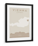 Vienna - Mapas del corazón de la ciudad 92 - Emiliano Deificus | Cuadro decorativo de Canvas Lab