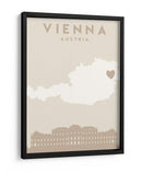 Vienna - Mapas del corazón de la ciudad 92 - Emiliano Deificus | Cuadro decorativo de Canvas Lab