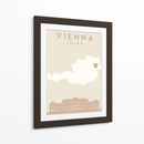 Vienna - Mapas del corazón de la ciudad 92 - Emiliano Deificus | Cuadro decorativo de Canvas Lab