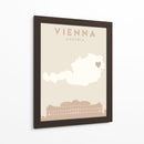 Vienna - Mapas del corazón de la ciudad 92 - Emiliano Deificus | Cuadro decorativo de Canvas Lab